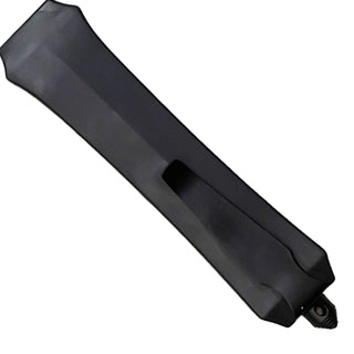9.4" Automatic OTF Out the Front Double-Sided serrated Blade -Black