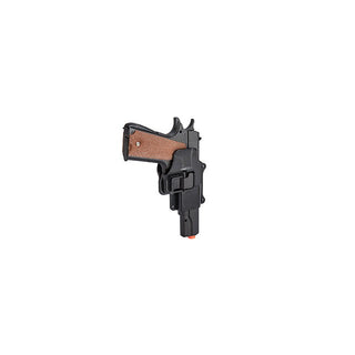 G13H SPRING PISTOL with HARD SHELL HOLSTER Black