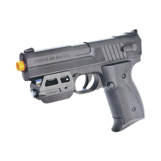 666AF Spring Pistol with Laser and Flashlight