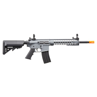 Lancer Tactical Gen 2 10" Keymod M4 Carbine Airsoft AEG Rifle (Color: Gray)