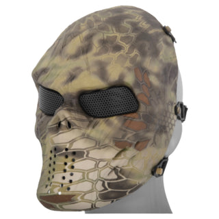VILLAIN SKULL MESH FACE MASK (MANDRAKE)