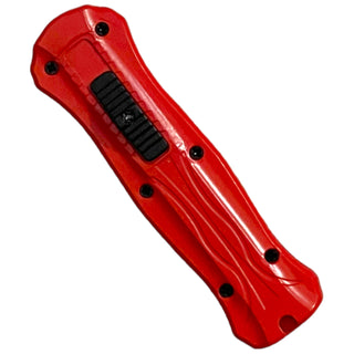 5.3" Automatic Micro OTF Double-Sided Blade - Dark Red