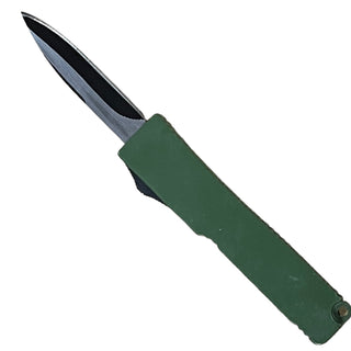 5.1" Automatic Micro OTF Straight Blade -Green