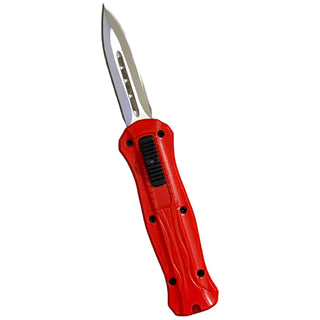 5.3" Automatic Micro OTF Double-Sided Blade - Dark Red