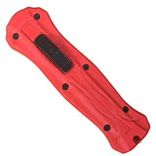 5.3" Automatic Micro OTF Double-Sided Blade-Bright Red