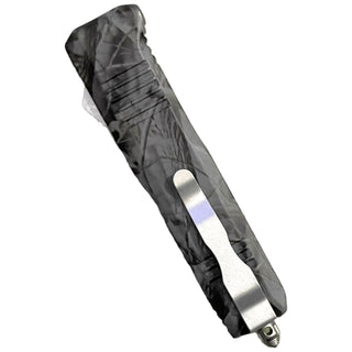 9" Camo Double Sided Double Serrated OTF in