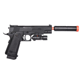 P2001C SPRING PISTOL w/ LASER (BK)