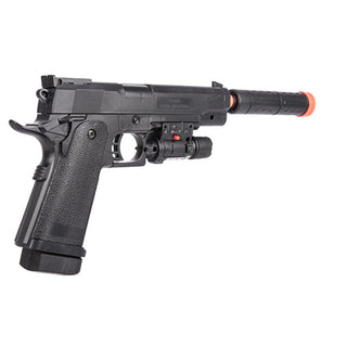 P2001C SPRING PISTOL w/ LASER (BK)