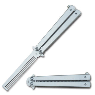 8.5″ Butterfly Comb Stainless Steel Matte Silver