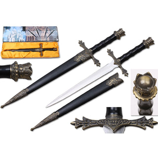 13.5″ King Arthur dagger with scabbard