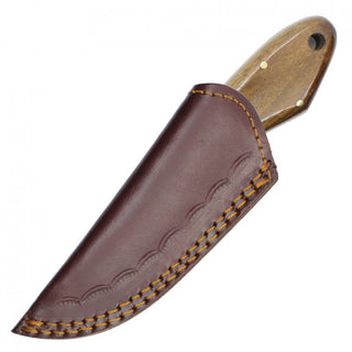 6.5" True Damascus (256-Layer) Skinner Knife with Walnut Wood Handle