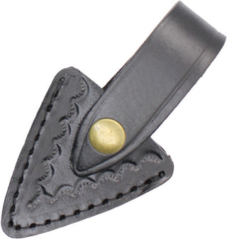4.25" Black Damascus Push Dagger with Black Micarta Handle with (256-Layer)