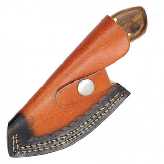 7.25" True Damascus (144-Layer) Knife with Walnut Wood Handle