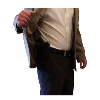 Leather Slide Belt Gun Holster - Large Size