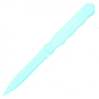 6.25" Teal Plastic Comb Knife