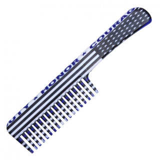 6.5" Thin Blue Line Comb Knife