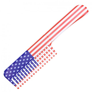 6.5" USA Flag Comb Knife