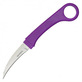 7.5" Curved Purple Comb Knife