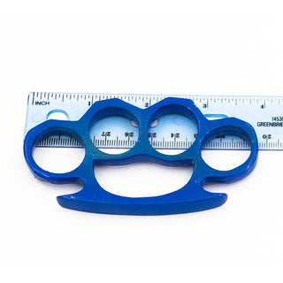 Blue Solid Steel Duster Paper Weight