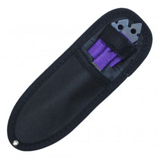 7.5" 3 PC SET PURPLE THROWING KNIFE