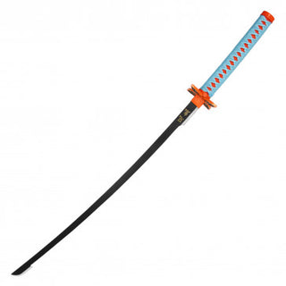 37” Non-Sharpened Blue & Orange Butterfly Fantasy Sword with Steel Blade