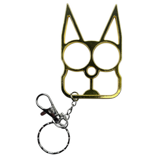 Cat  Keychain- Gold