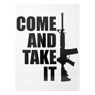 Come and Take it AR-15 Metal Tin Sign