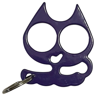 Kitty Cat Keychain-Purple