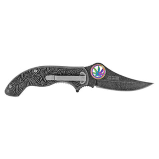 4.25" Stainless Steel Marijuana Folding Pocket knife