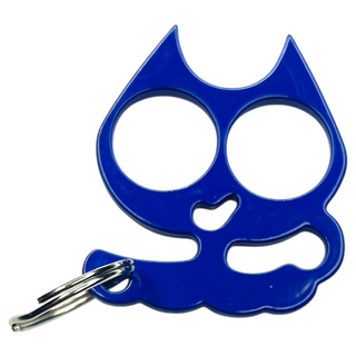 Kitty Cat Keychain-Blue
