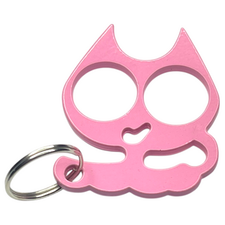 Kitty Cat Keychain-Baby Pink