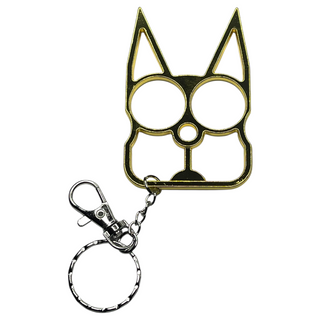 Cat  Keychain- Gold