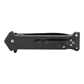 4.63" Stiletto Folding Pocket Knife - Green Leaf