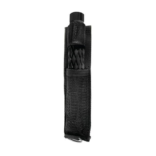 26" Heavy Duty Black Expandable Baton With Rubber Grip Handle
