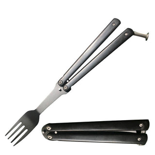 8.5″ Butterfly Fork Stainless Steel Coated Black