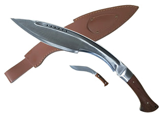 19.3″ Full Tang KUKRI with 12.5″ Blade & MAHOGANY Handle