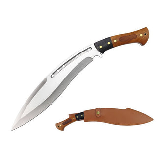 18.5″ Full Tang Tactical Kukri with Wood Handle.