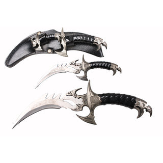 8.5″ & 5.5″ 2Pcs Fantasy Dragon Daggers with Sheath