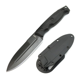 S-TEC 9″ Fixed Blade Full Tang Knife with ABS Swivel Sheath
