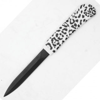 6.5" Cheetah Print Comb Knife
