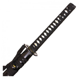41.5" Sharp Black Katana with Gold Blade