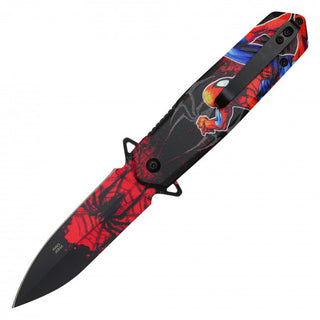 8" Assisted Opening Hero Pocket Knife -Spider Hero