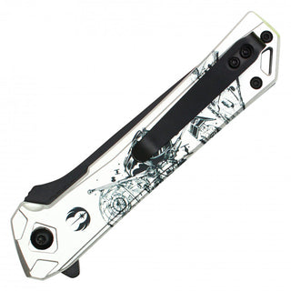 8" Assisted Opening Dark Lord Pocket Knife