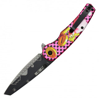 8" Assisted Opening Princess Pocket Knife- Pink Princess