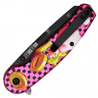 8" Assisted Opening Princess Pocket Knife- Pink Princess