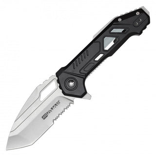 8" MilSpec Tactical EDC Black Pocket Knife