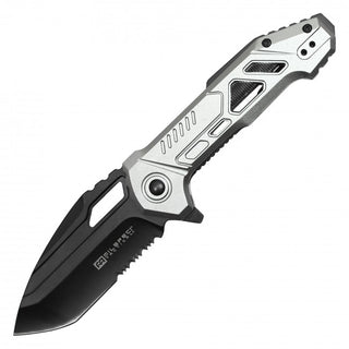 8" MilSpec Tactical EDC Chrome Pocket Knife