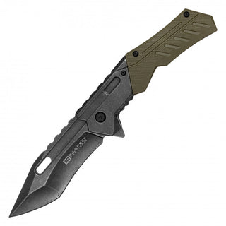 8.25" MilSpec Tactical EDC Green Pocket Knife