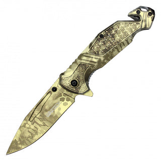 8" Assisted Opening Pocket Knife WarTech