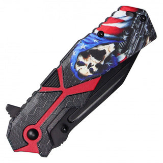 7.5" Reaper Pocket Knife- Red